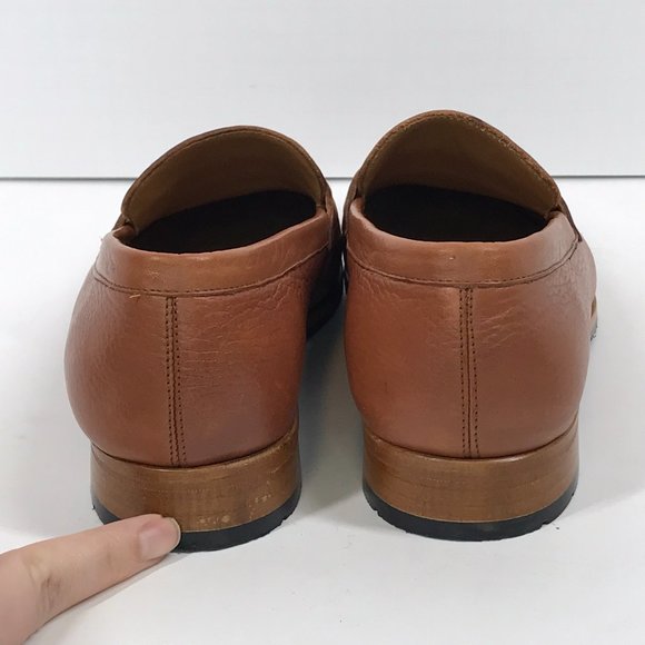 Quero Leather Handmade Shoes The Madison Glove Brown Pattered Loafer main image 7